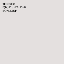 #E4E0E0 - Bon Jour Color Image